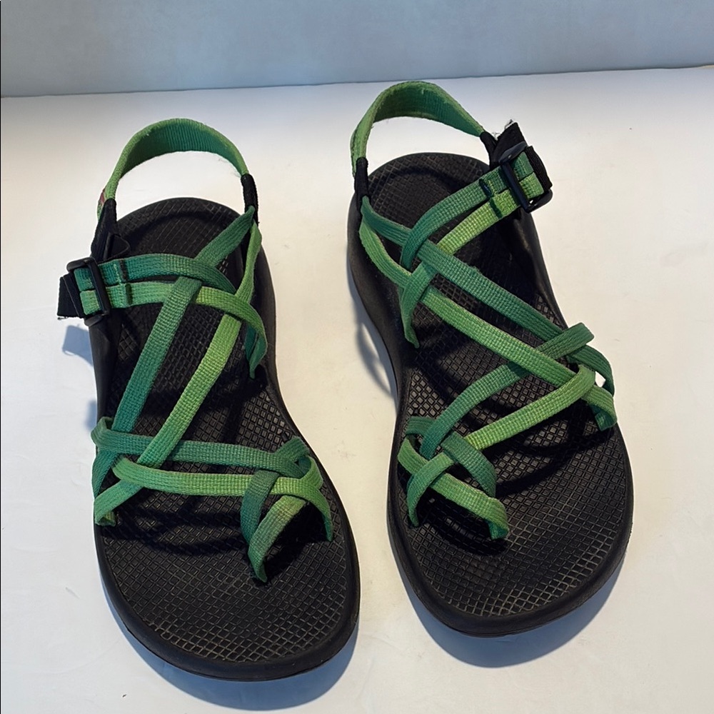 Chaco’s ZX/2 Cloud sandals
Dual adjustable straps 
Size 11 women’s